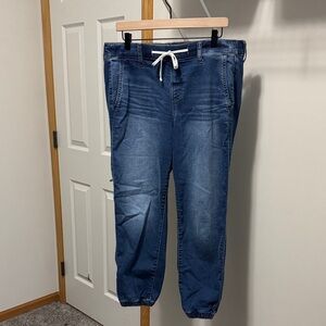 Torrid Denim Jean Joggers with Drawstring Size 1
